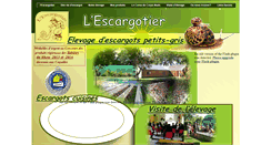 Desktop Screenshot of escargotier.fr